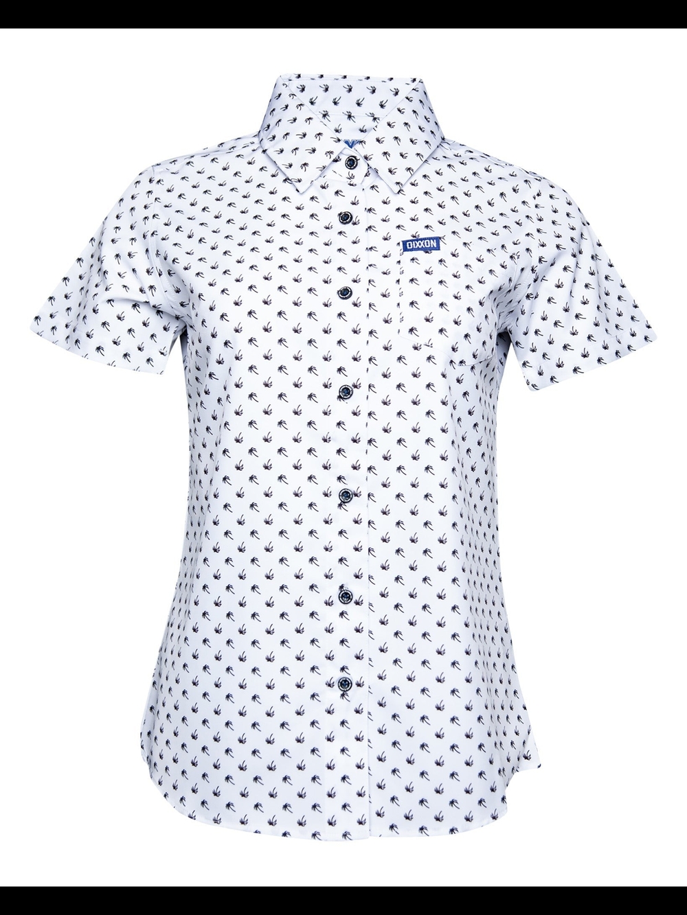 DIXXON Royal Palms Party Shirt Women's Small